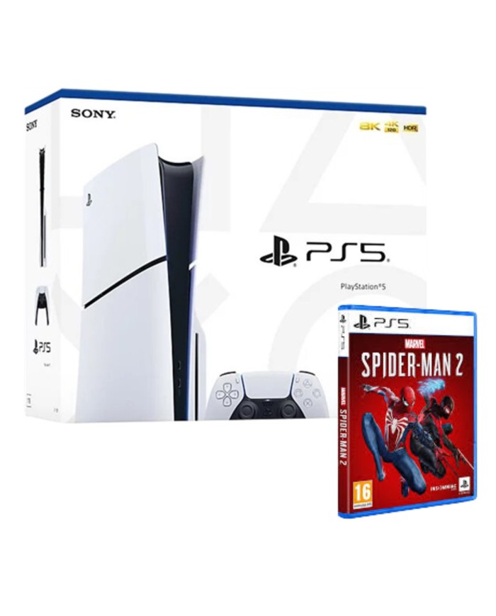 PLAYSTATION 5 SLIM + SPIDER-MAN 2