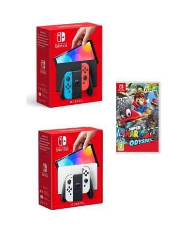 NINTENDO SWITCH OLED + MARIO ODYSSEY