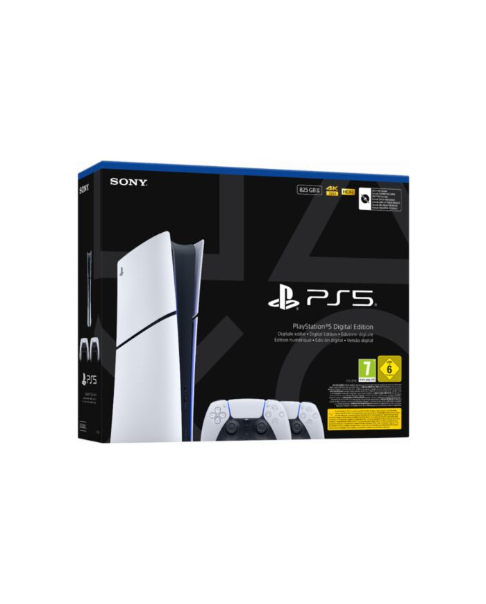 PlayStation 5 Slim Digital Chasis E 825GB, 2 Mandos