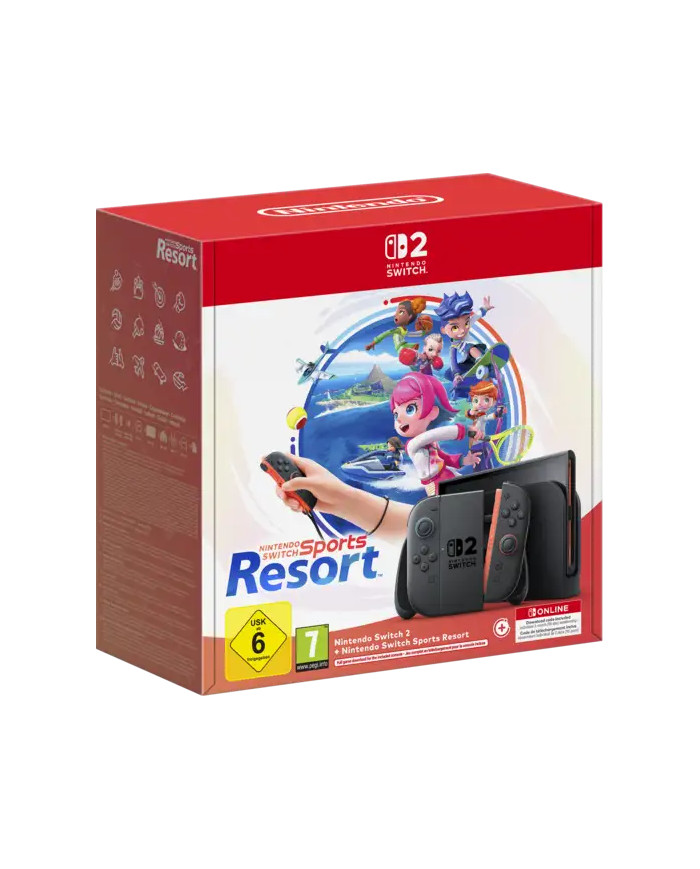 Nintendo Switch 2 + Nintendo  Switch Sports Resort (Digital) + Suscripción 3 meses NSO